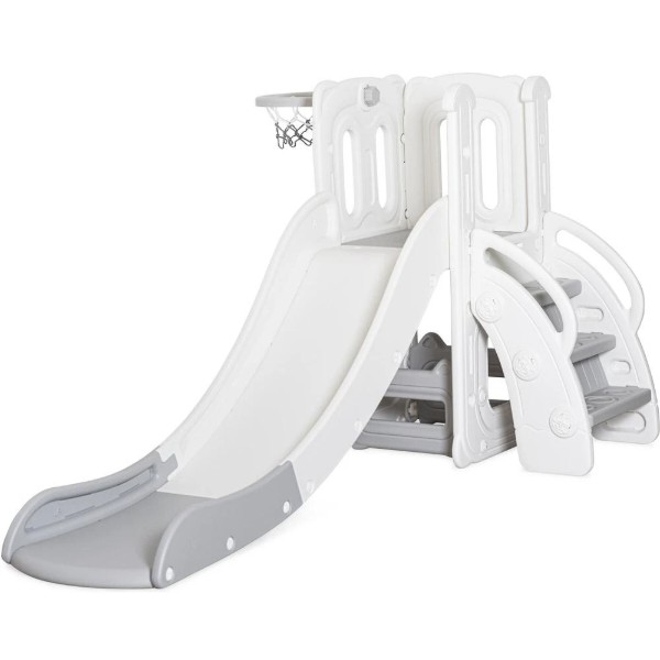 Фото - Гірка Mealux Merida White/Grey (KD-B011 White / Grey)